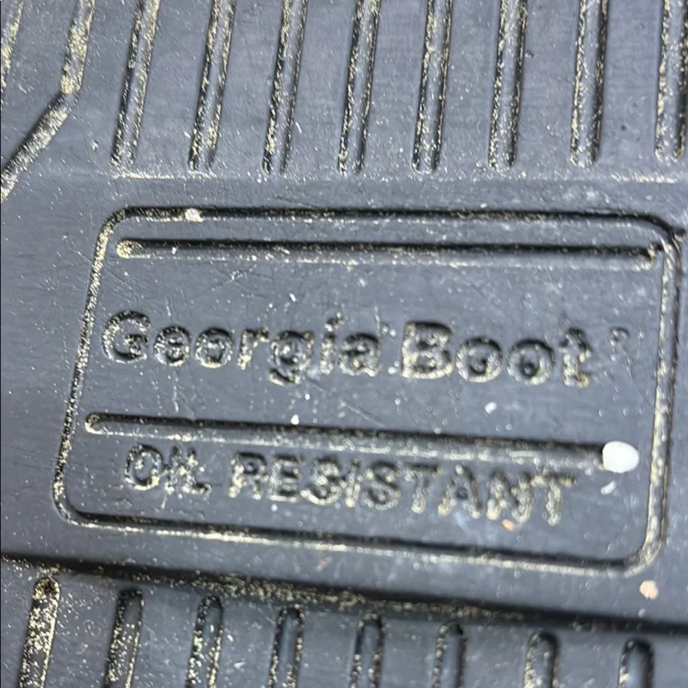 Georgia Boot Brown Leather Slip-On Loafers with Elastic Panels - Picture 2 of 9